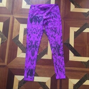 Zella Nordstrom tie dye purple Leggings